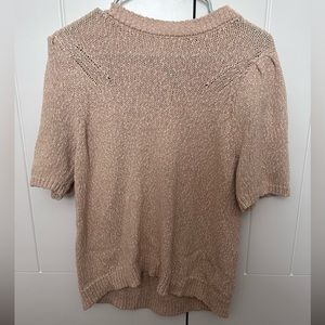 Oversize short sleeve sweater
